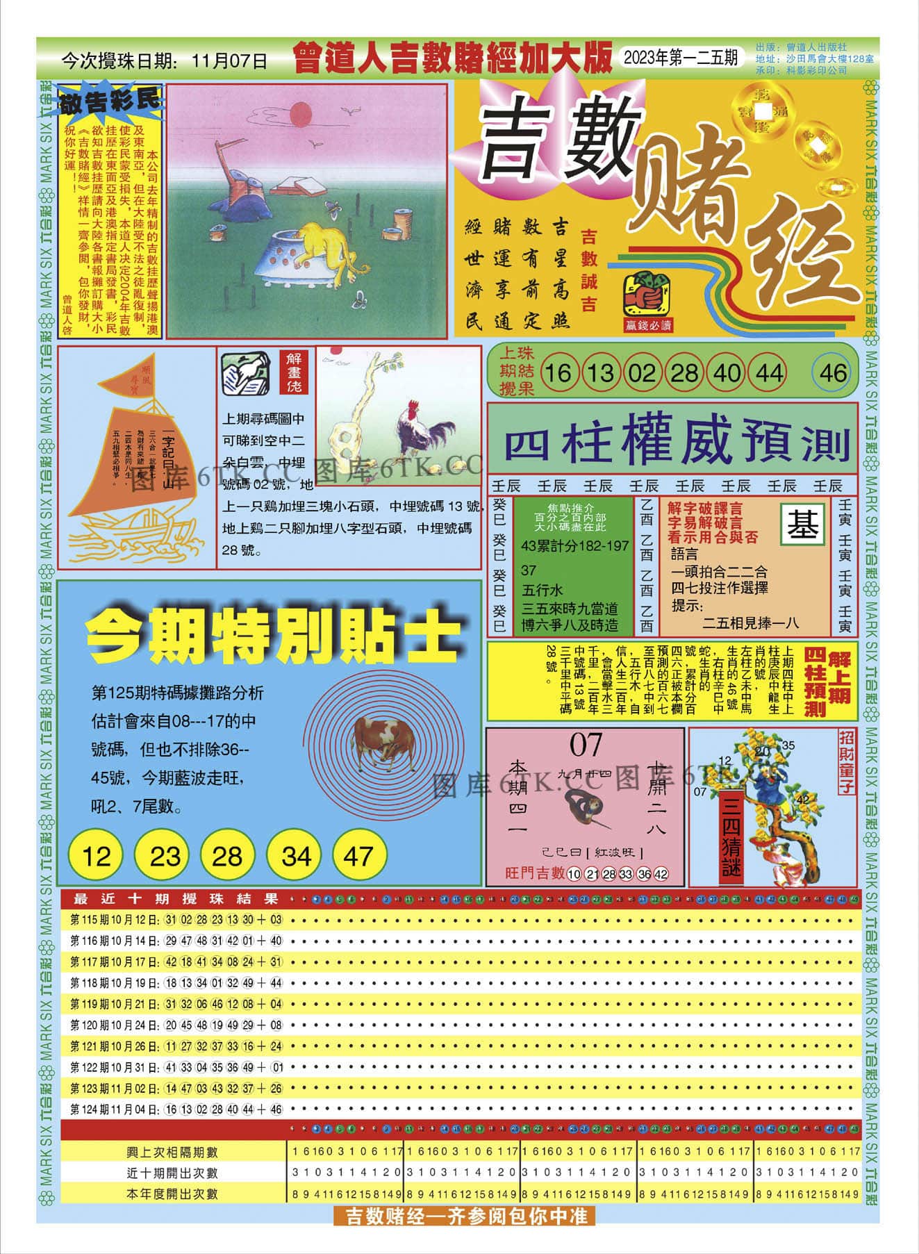 六合彩心水图库10|曾道人吉数赌经A加大版 六合彩心水图库10|曾道人吉数赌经A加大版