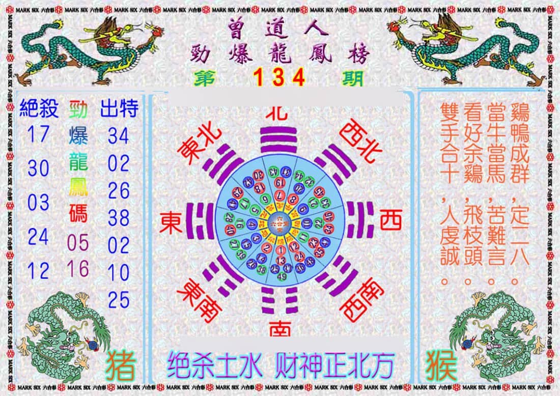 六合彩心水图库9|曾道人劲爆龙凤榜 六合彩心水图库9|曾道人劲爆龙凤榜