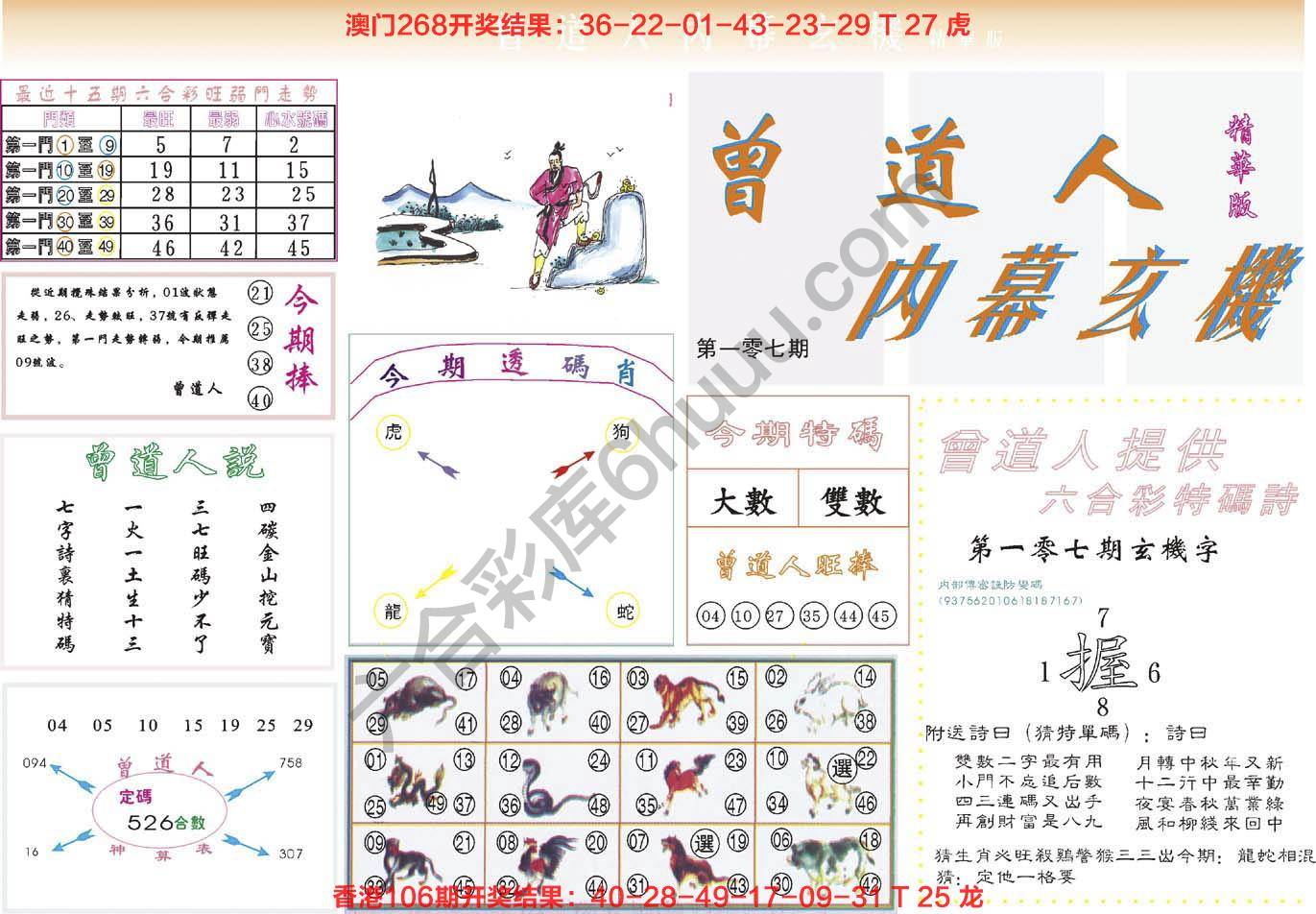 六合彩心水图库10|曾道人内幕玄机(精华版) 六合彩心水图库10|曾道人内幕玄机(精华版)