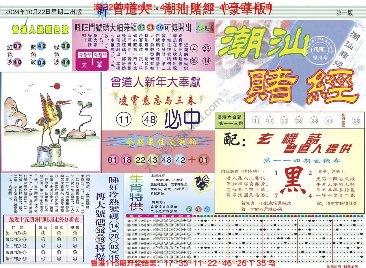 六合彩心水图库8|曾道人潮汕赌经(豪华版) 六合彩心水图库8|曾道人潮汕赌经(豪华版)
