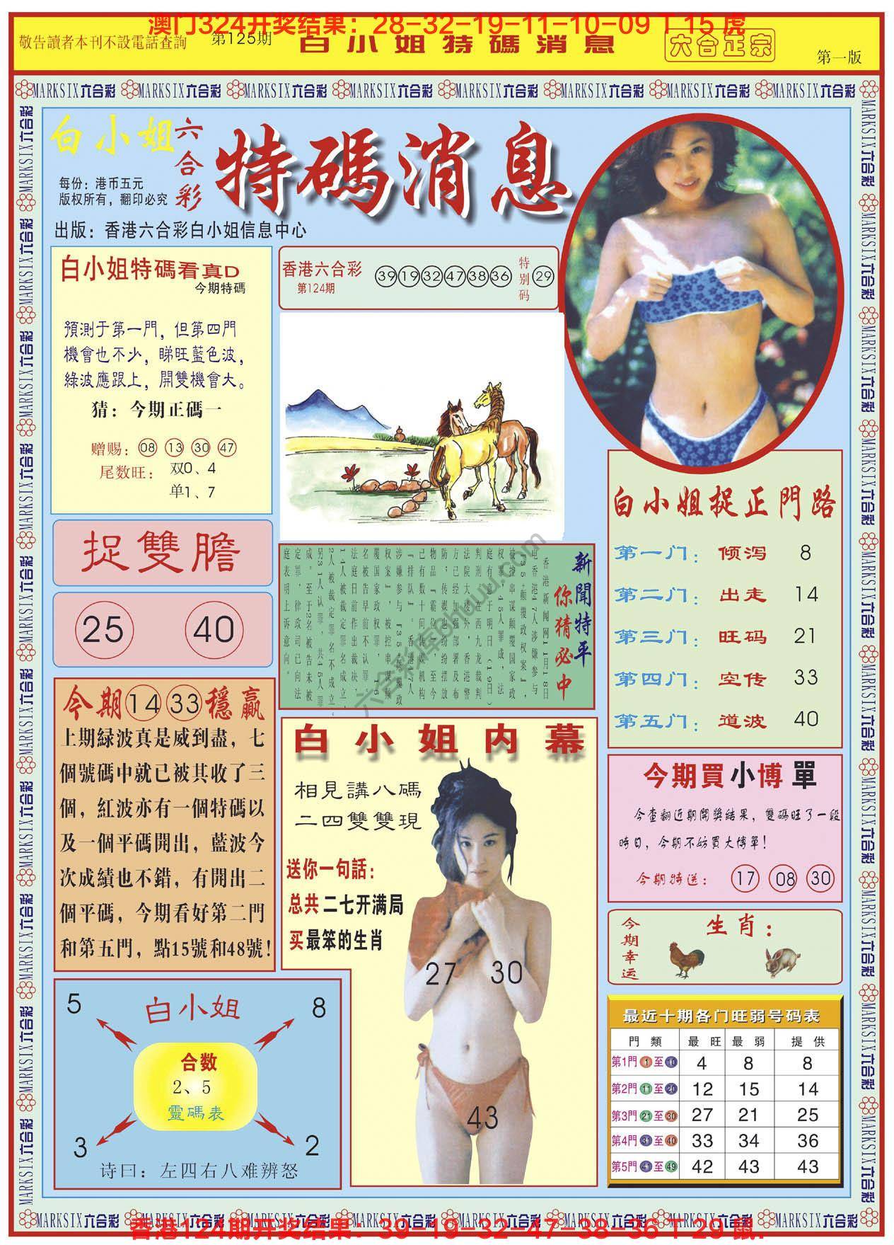 六合彩心水图库6|白小姐特码消息 六合彩心水图库6|白小姐特码消息