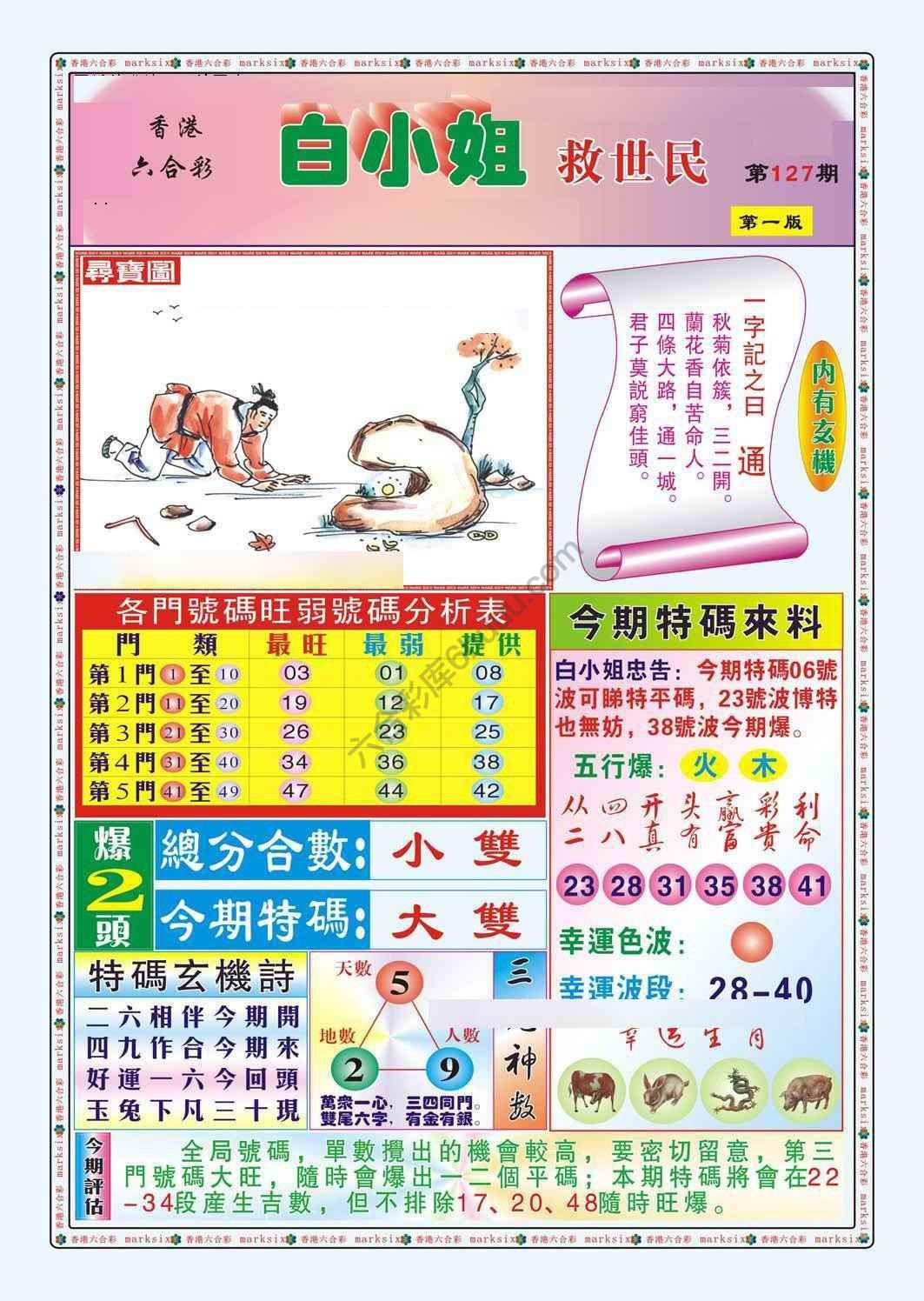 六合彩心水图库15|白小姐救世民 六合彩心水图库15|白小姐救世民