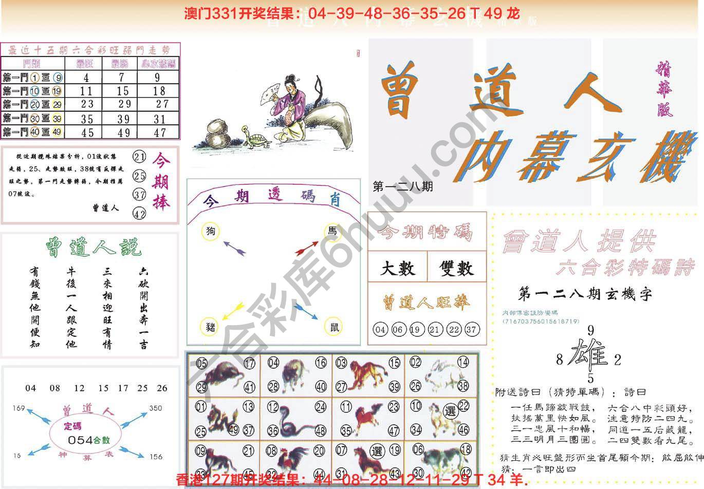 六合彩心水图库6|曾道人内幕玄机(精华版) 六合彩心水图库6|曾道人内幕玄机(精华版)