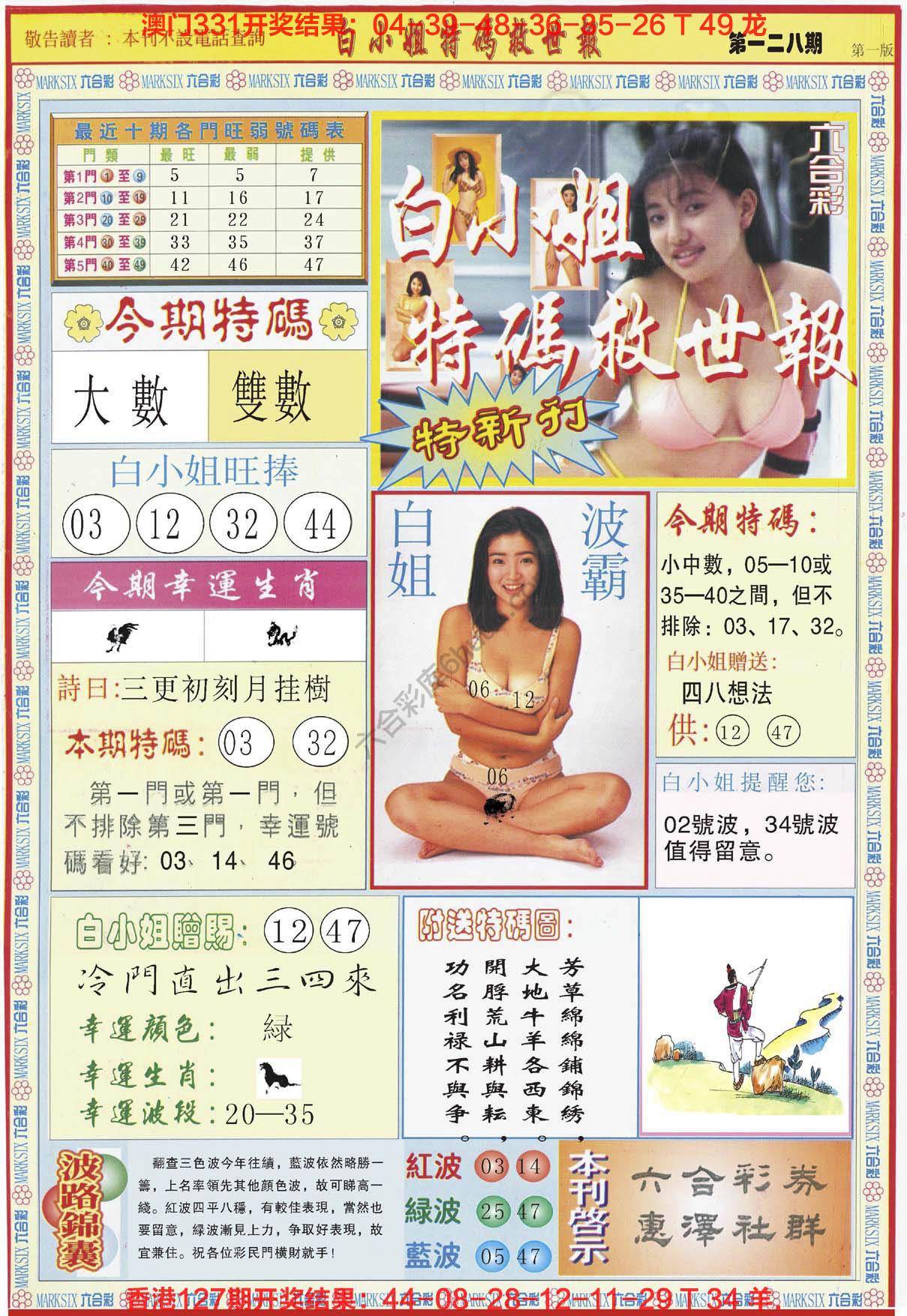 六合彩心水图库7|白小姐新特刊 六合彩心水图库7|白小姐新特刊