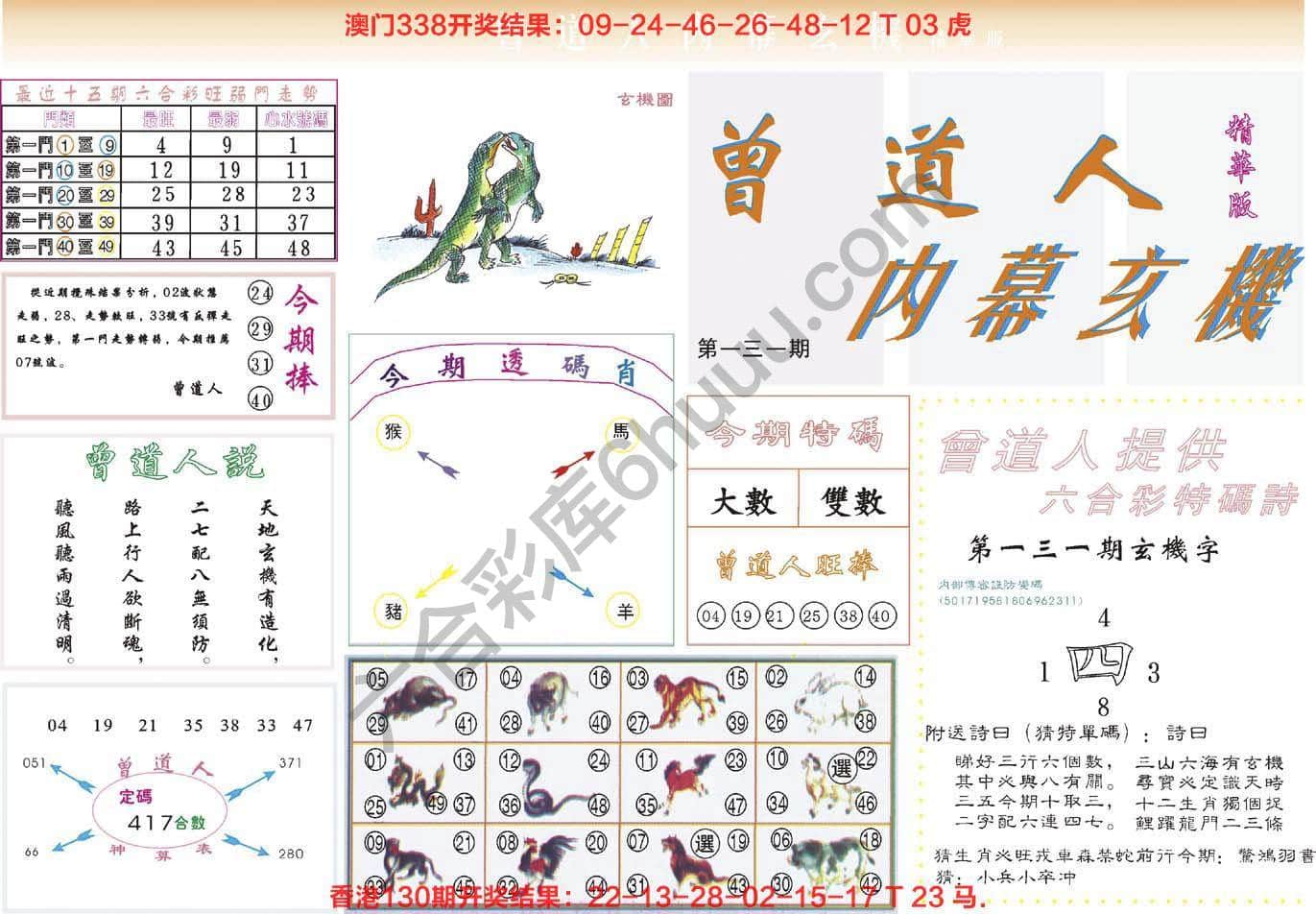 六合彩心水图库3|曾道人内幕玄机(精华版) 六合彩心水图库3|曾道人内幕玄机(精华版)