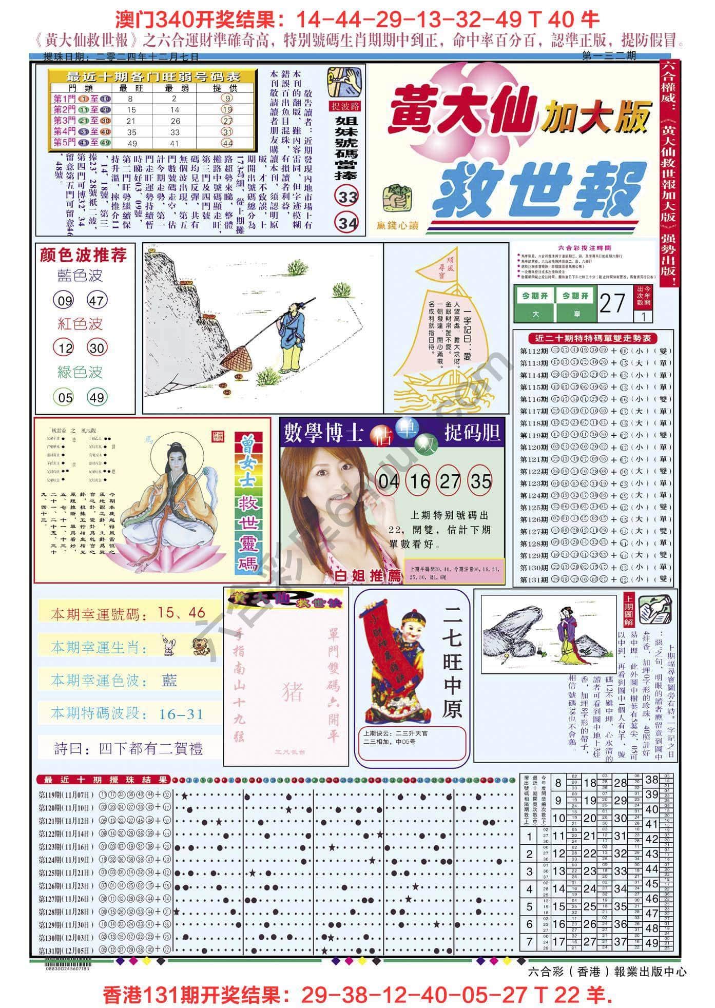 六合彩心水图库2|黄大仙救世报(加大版) 六合彩心水图库2|黄大仙救世报(加大版)