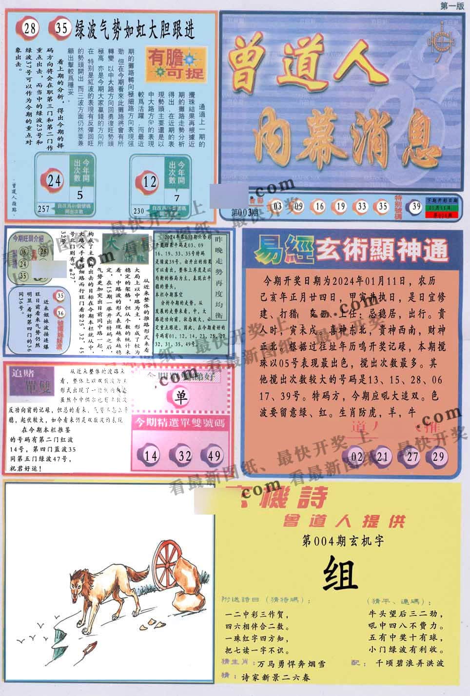 六合彩心水图库19|曾道人内幕消息A 六合彩心水图库19|曾道人内幕消息A