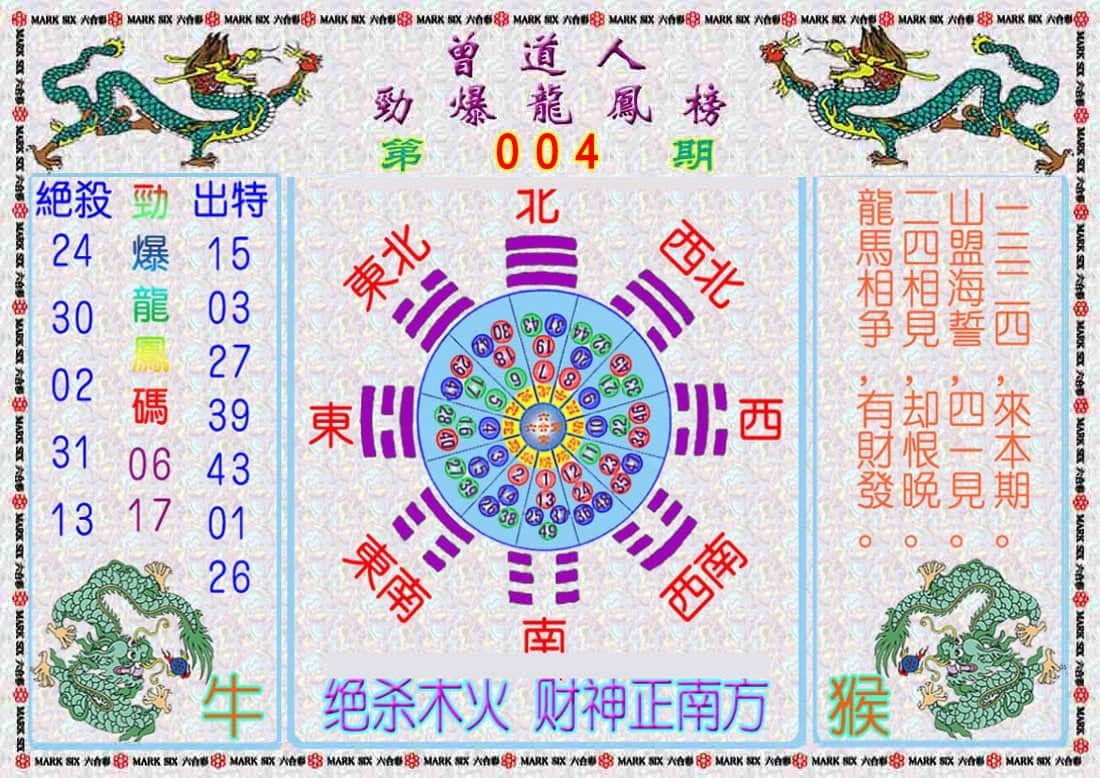 六合彩心水图库9|曾道人劲爆龙凤榜 六合彩心水图库9|曾道人劲爆龙凤榜