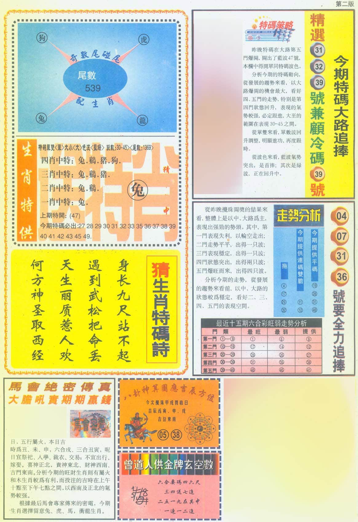 六合彩心水图库20|曾道人内幕消息B 六合彩心水图库20|曾道人内幕消息B