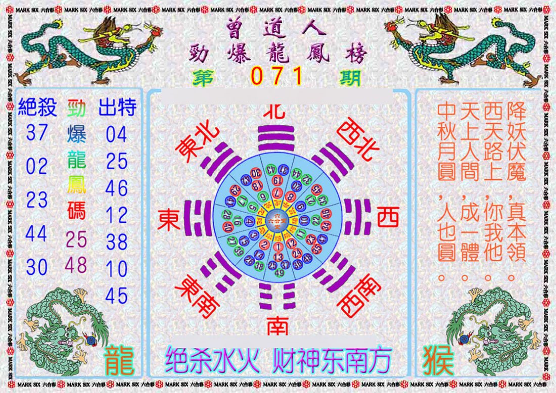 六合彩心水图库9|曾道人劲爆龙凤榜 六合彩心水图库9|曾道人劲爆龙凤榜