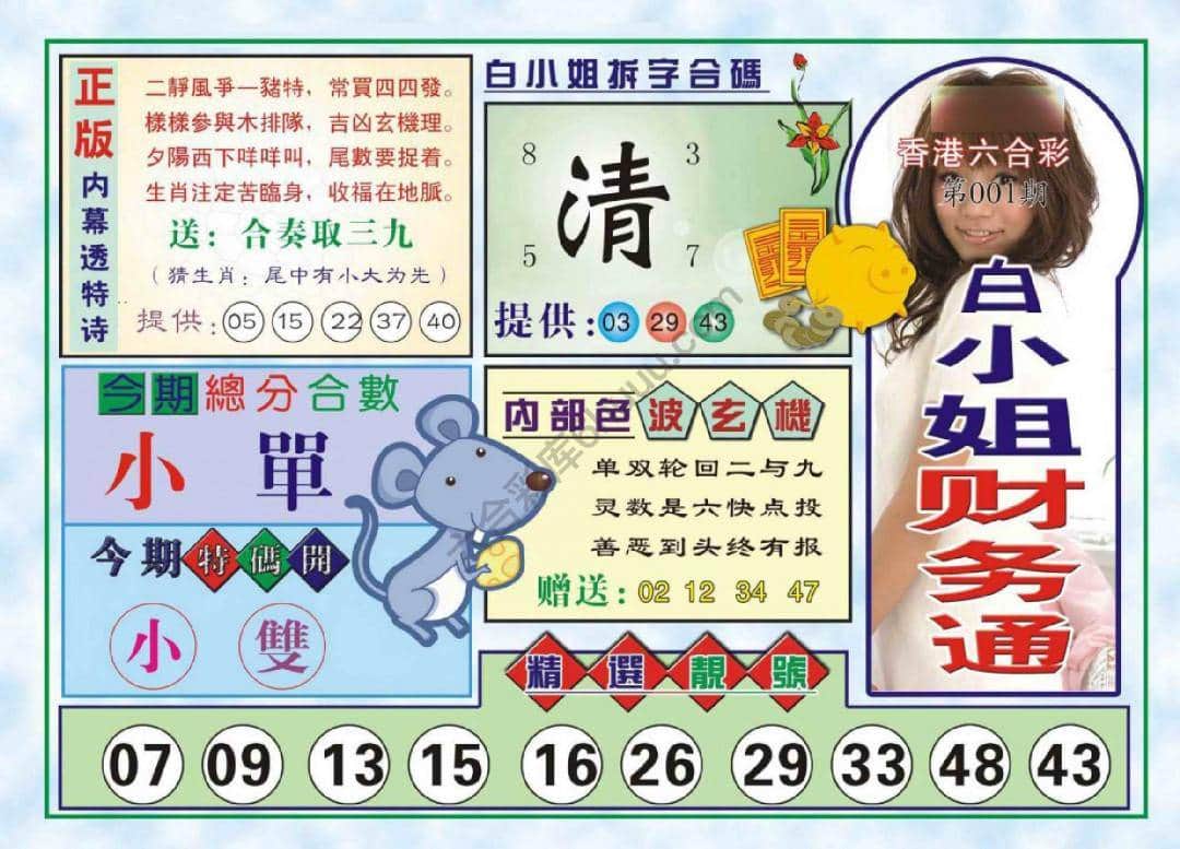 六合彩心水图库15|白小姐财务通 六合彩心水图库15|白小姐财务通