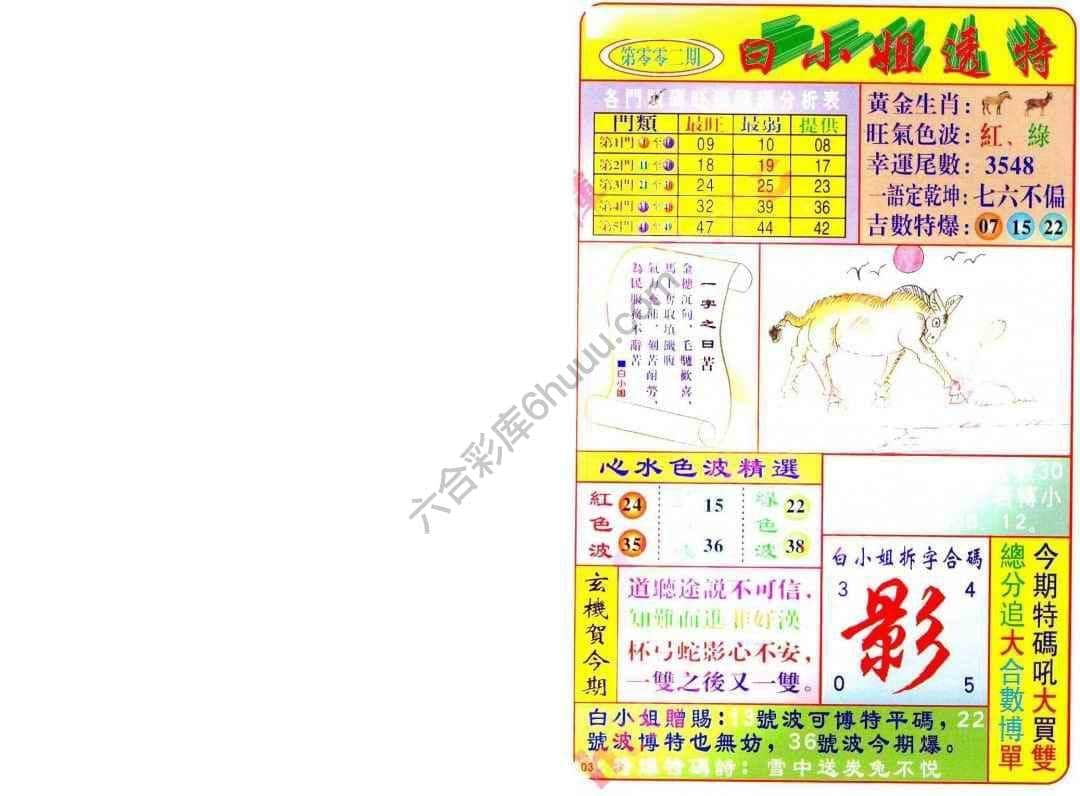 六合彩心水图库15|白小姐透特 六合彩心水图库15|白小姐透特