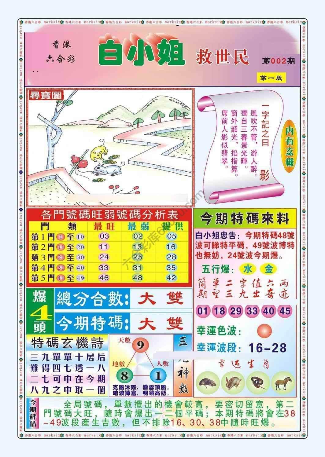 六合彩心水图库14|白小姐救世民 六合彩心水图库14|白小姐救世民