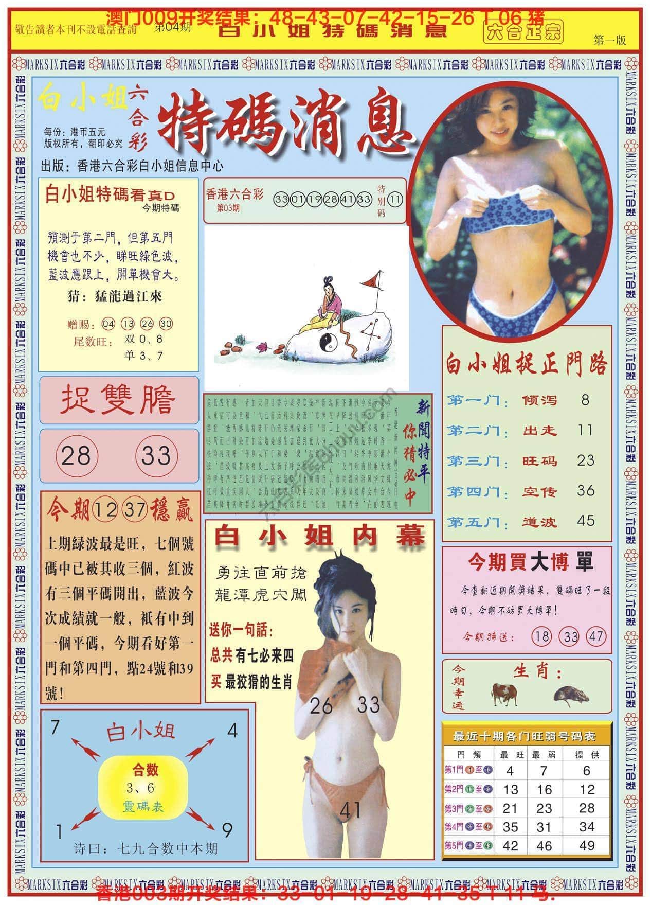 六合彩心水图库4|白小姐特码消息 六合彩心水图库4|白小姐特码消息