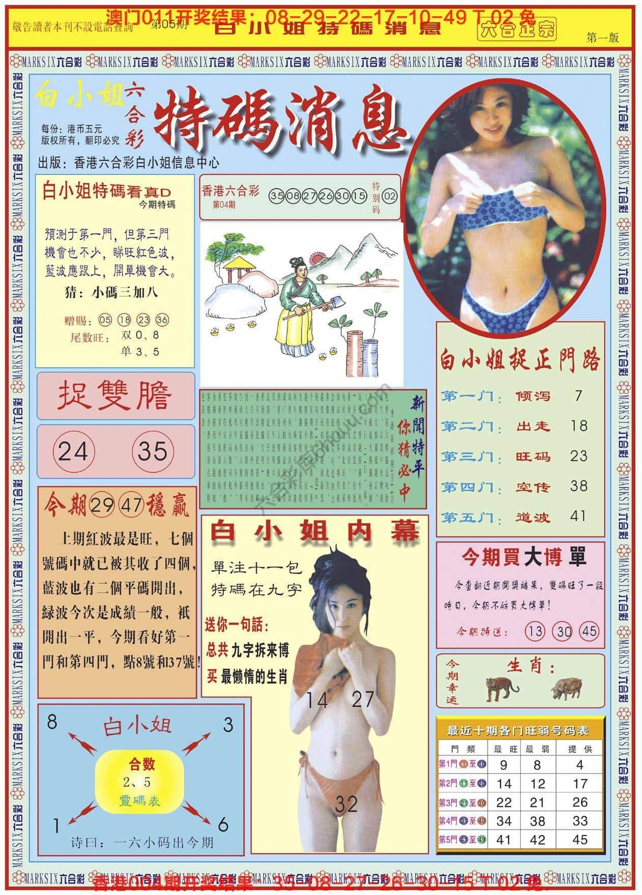 六合彩心水图库8|白小姐特码消息 六合彩心水图库8|白小姐特码消息