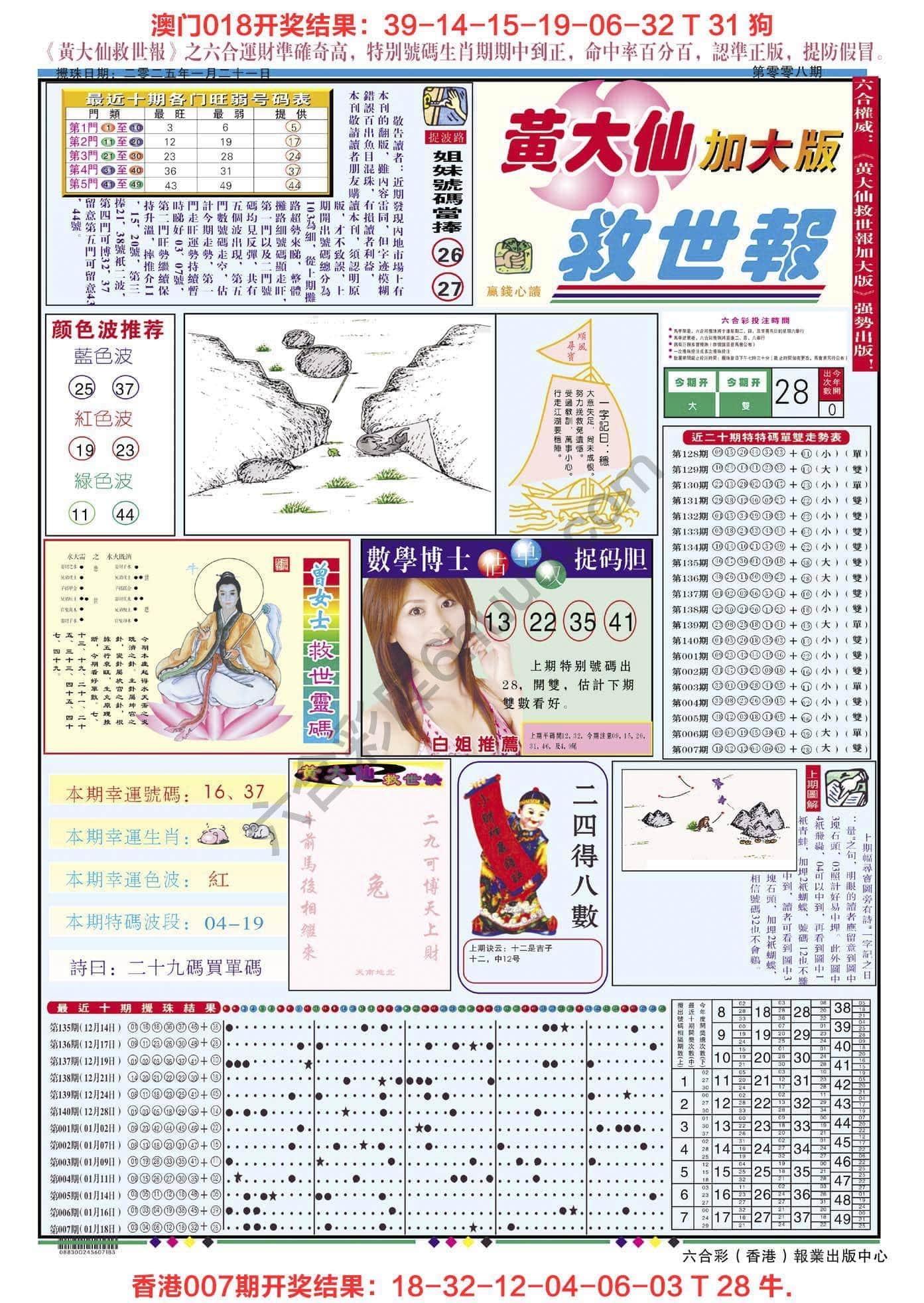 六合彩心水图库4|黄大仙救世报(加大版) 六合彩心水图库4|黄大仙救世报(加大版)