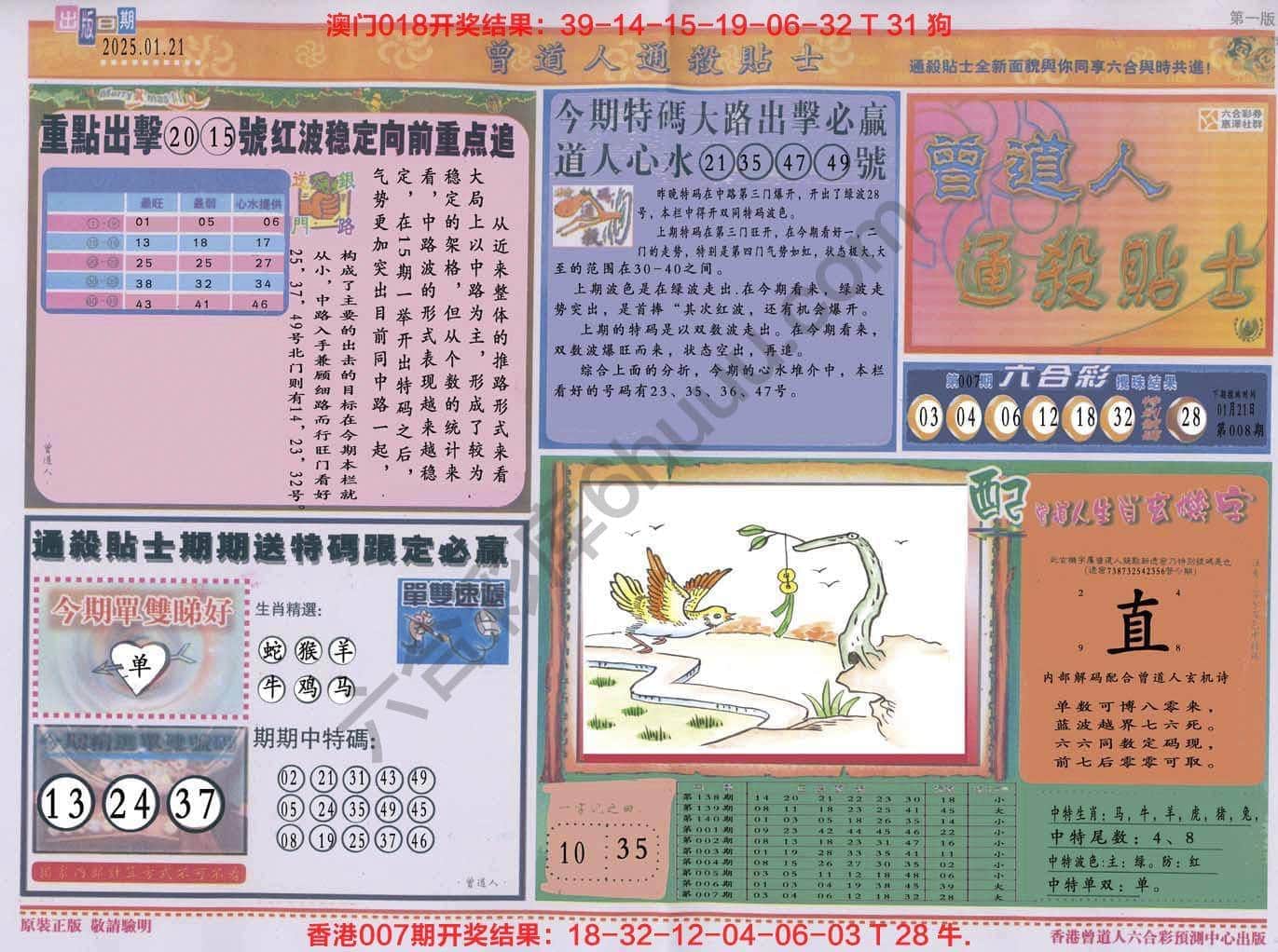 六合彩心水图库2|曾道人通杀贴士 六合彩心水图库2|曾道人通杀贴士