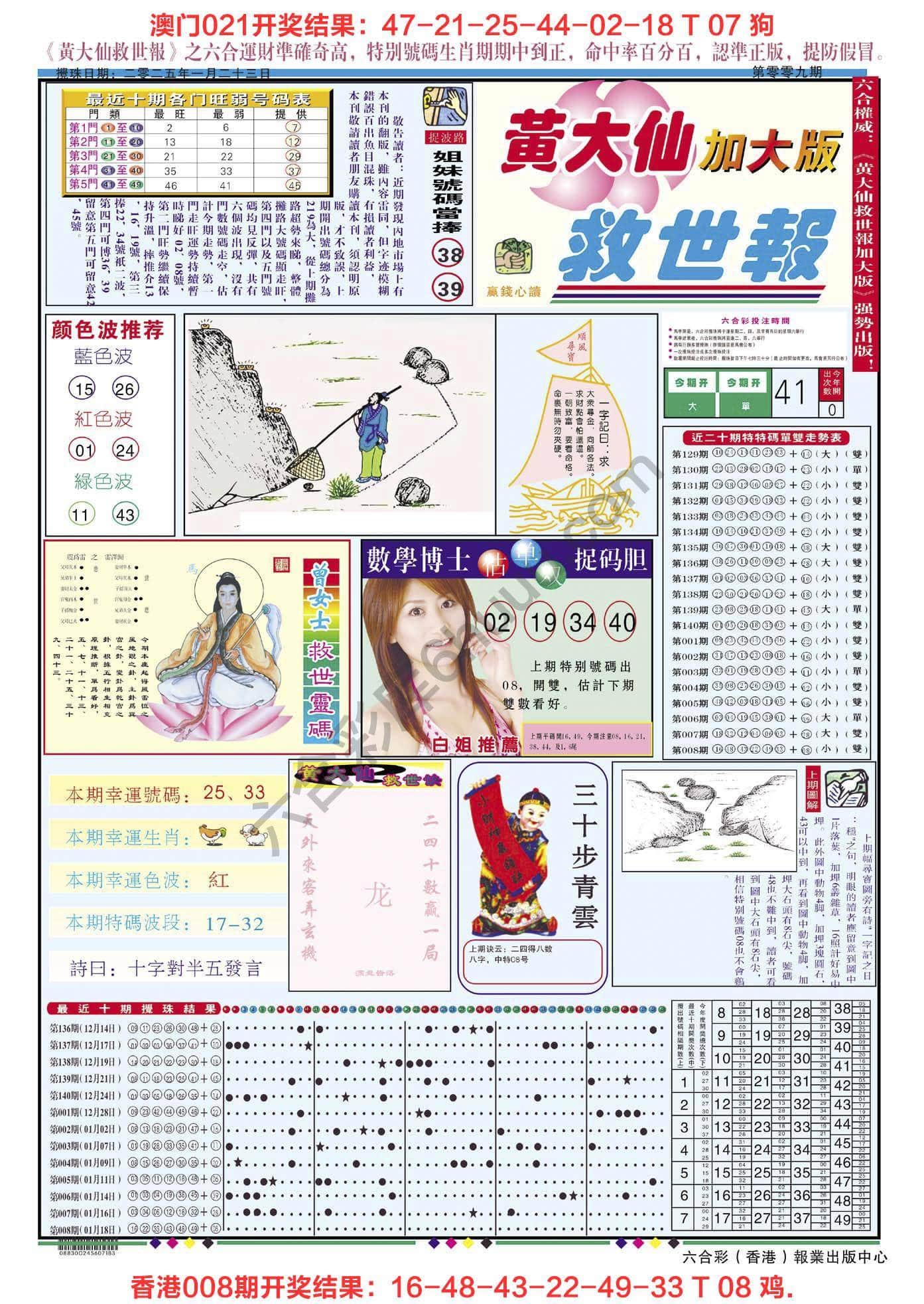 六合彩心水图库3|黄大仙救世报(加大版) 六合彩心水图库3|黄大仙救世报(加大版)