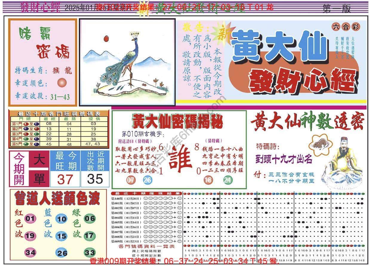 六合彩心水图库4|黄大仙发财心经 六合彩心水图库4|黄大仙发财心经