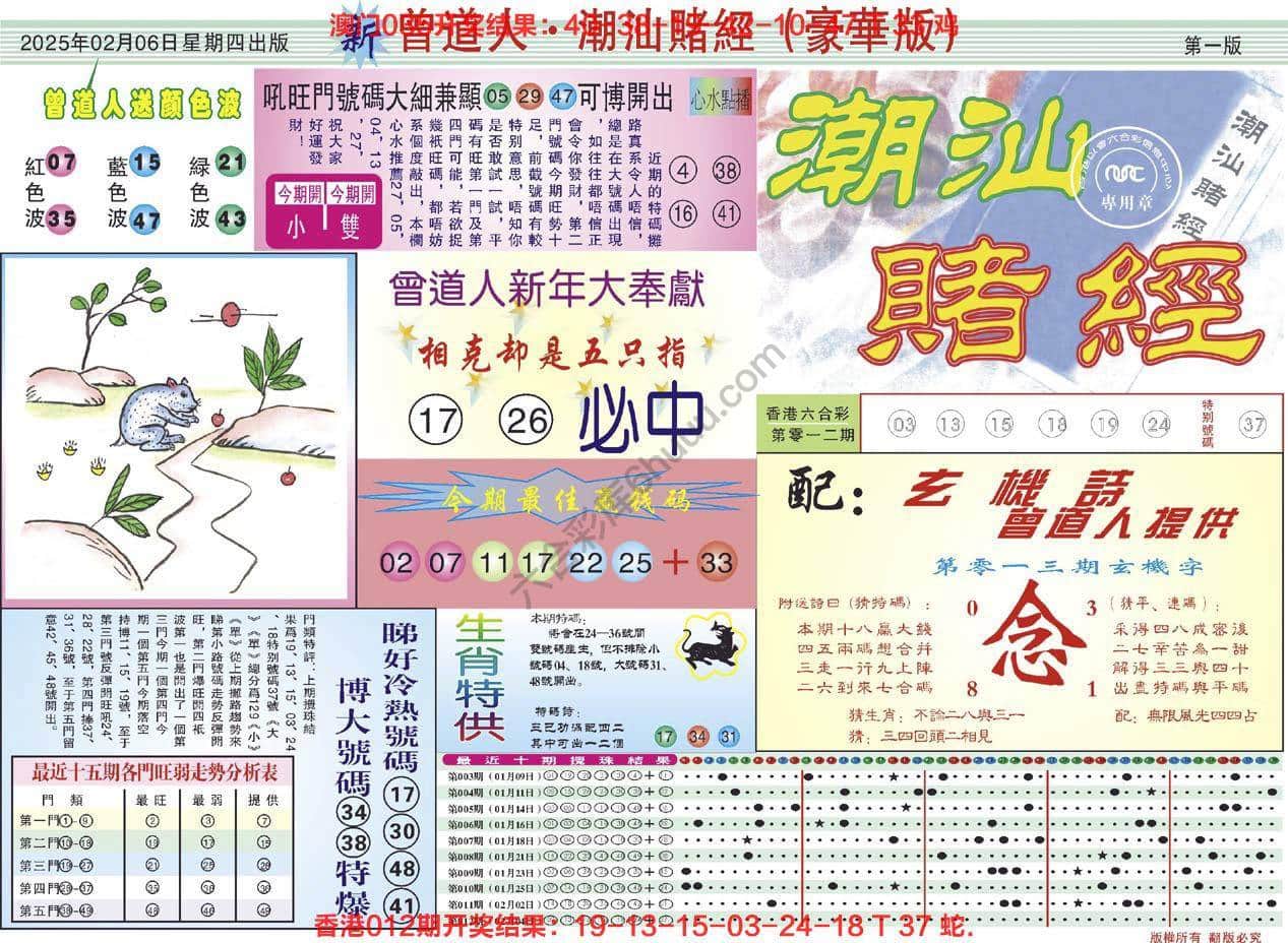 六合彩心水图库8|曾道人潮汕赌经(豪华版) 六合彩心水图库8|曾道人潮汕赌经(豪华版)