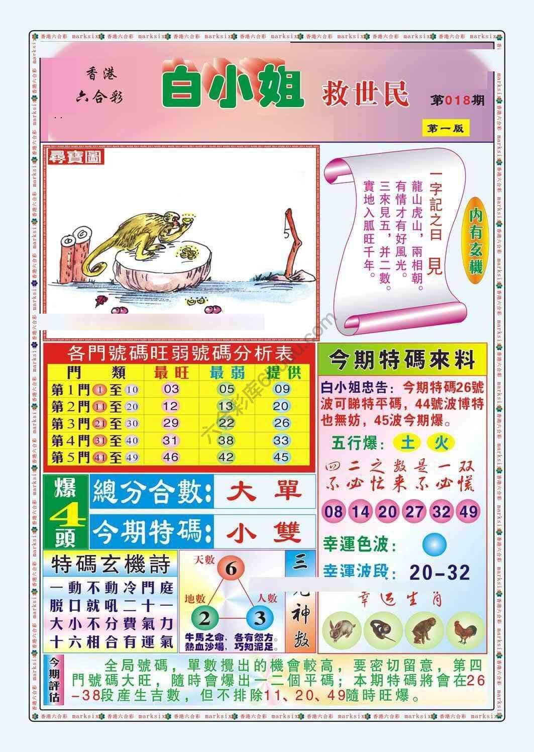 六合彩心水图库14|白小姐救世民 六合彩心水图库14|白小姐救世民