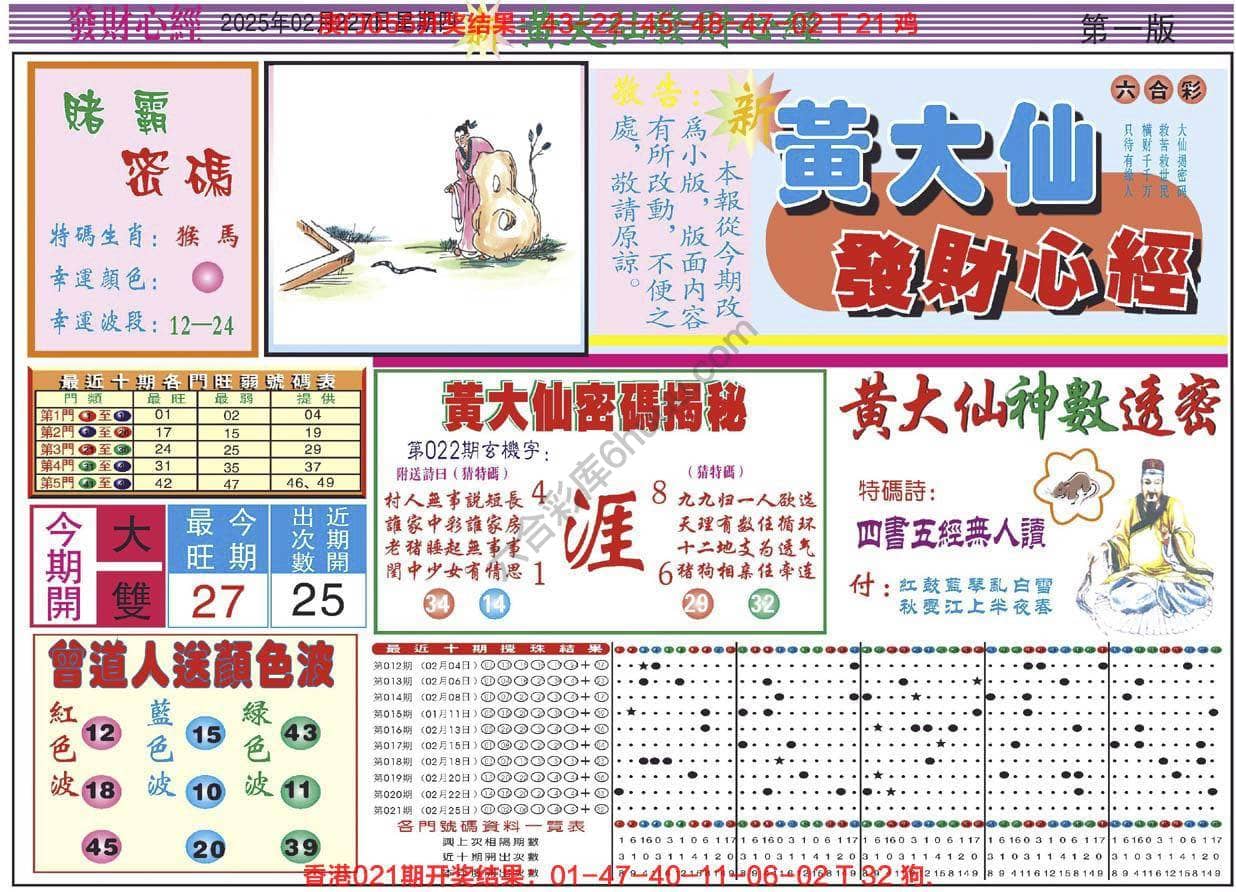 六合彩心水图库1|黄大仙发财心经 六合彩心水图库1|黄大仙发财心经