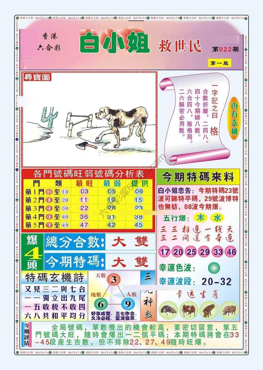 六合彩心水图库14|白小姐救世民 六合彩心水图库14|白小姐救世民