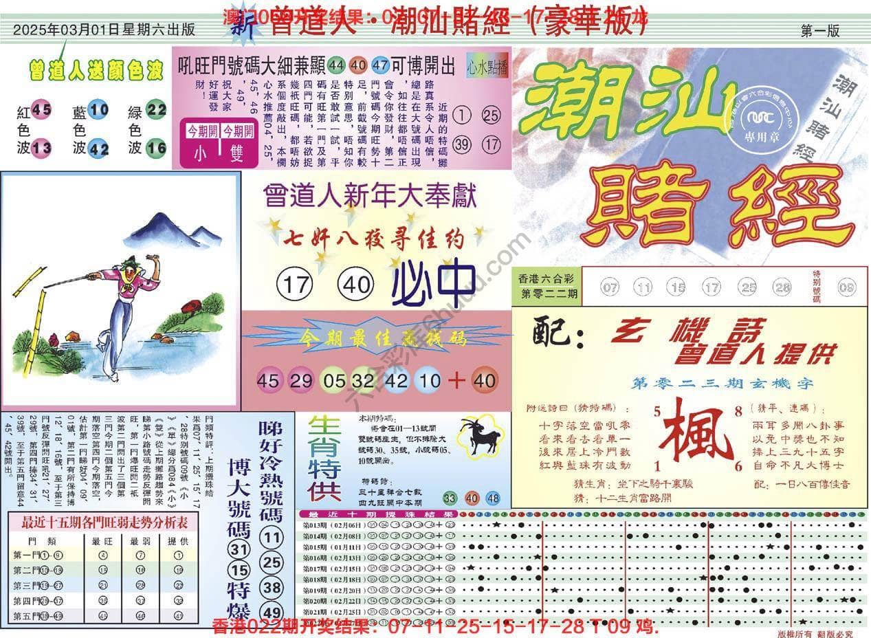 六合彩心水图库8|曾道人潮汕赌经(豪华版) 六合彩心水图库8|曾道人潮汕赌经(豪华版)