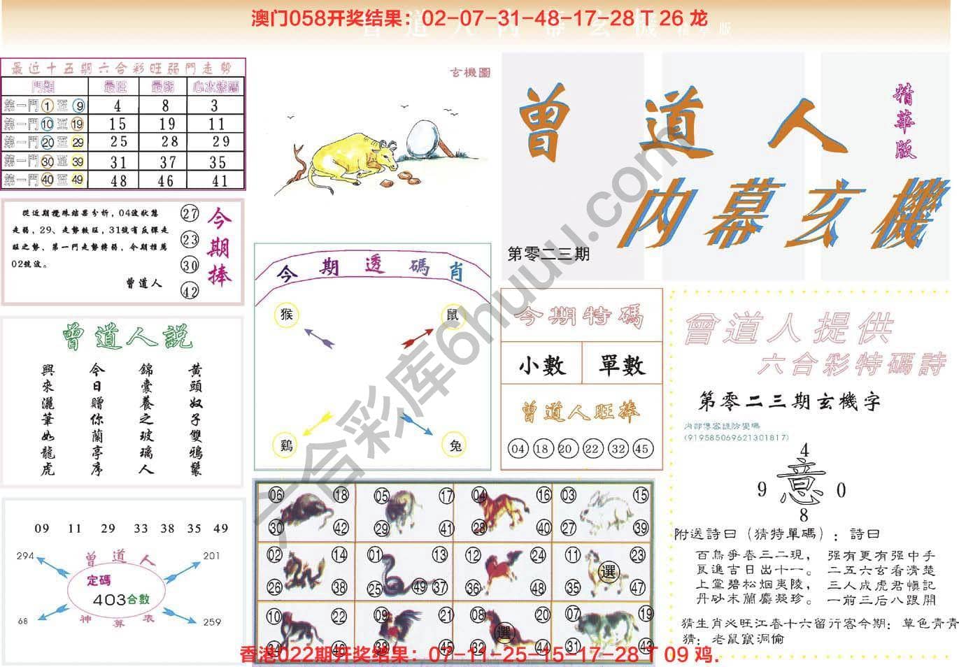 六合彩心水图库3|曾道人内幕玄机(精华版) 六合彩心水图库3|曾道人内幕玄机(精华版)