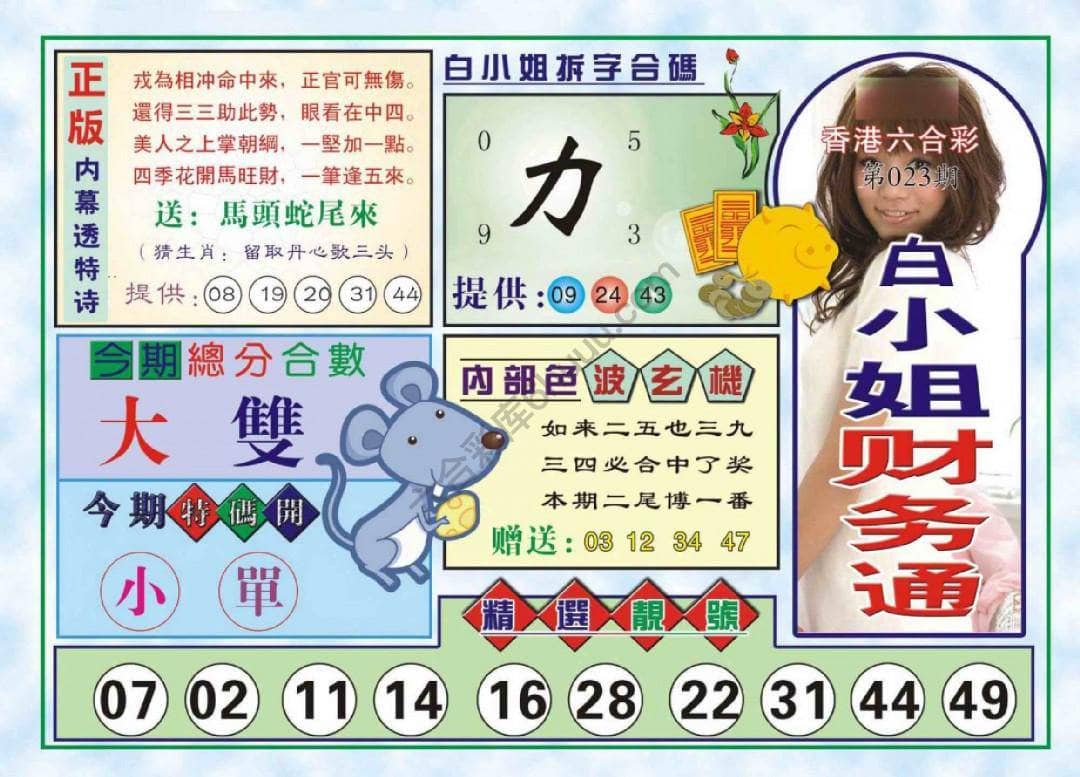 六合彩心水图库15|白小姐财务通 六合彩心水图库15|白小姐财务通