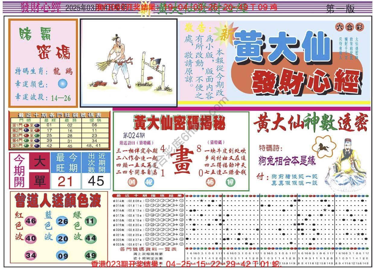 六合彩心水图库1|黄大仙发财心经 六合彩心水图库1|黄大仙发财心经