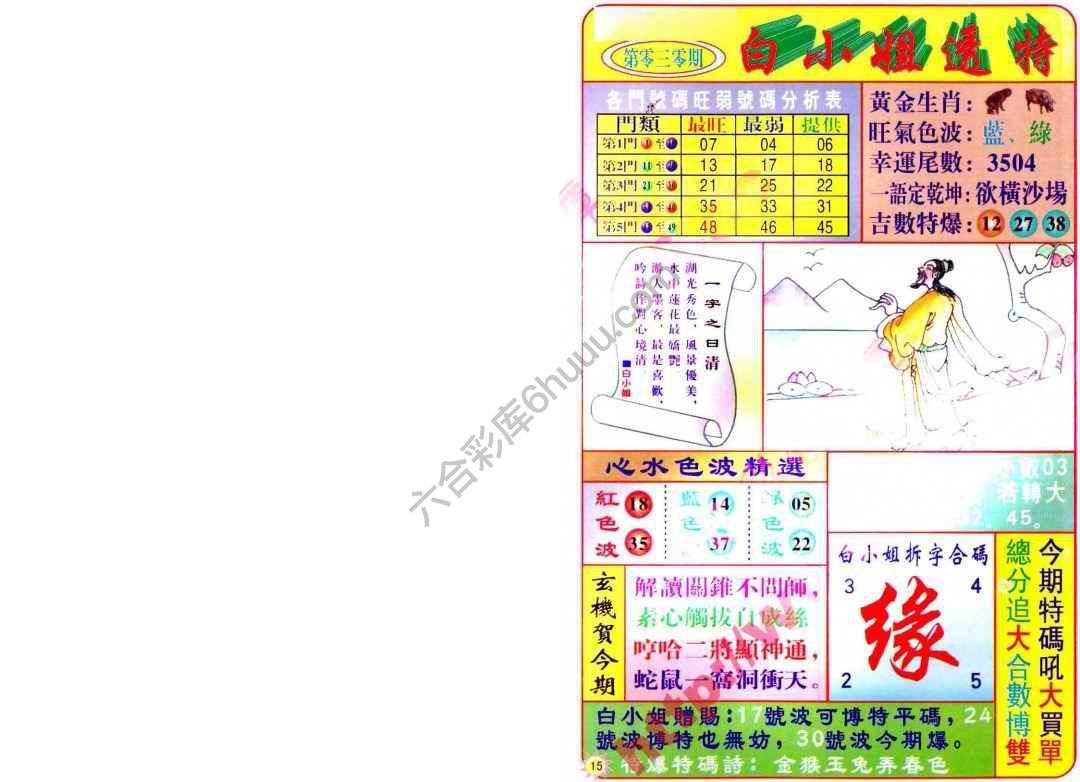六合彩心水图库14|白小姐透特 六合彩心水图库14|白小姐透特