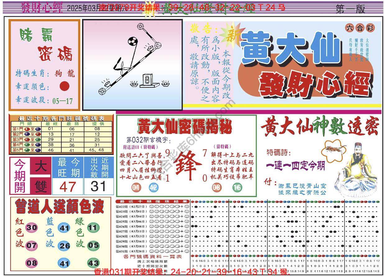 六合彩心水图库2|黄大仙发财心经 六合彩心水图库2|黄大仙发财心经