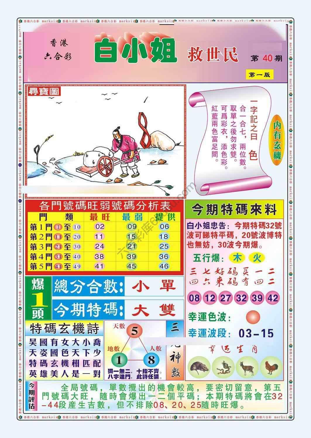 六合彩心水图库14|白小姐救世民 六合彩心水图库14|白小姐救世民