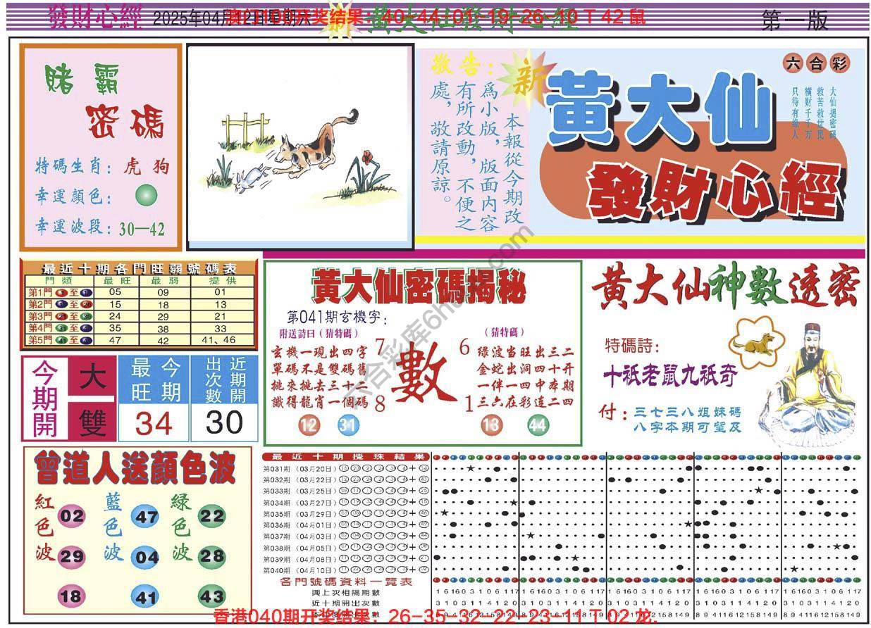 六合彩心水图库1|黄大仙发财心经 六合彩心水图库1|黄大仙发财心经