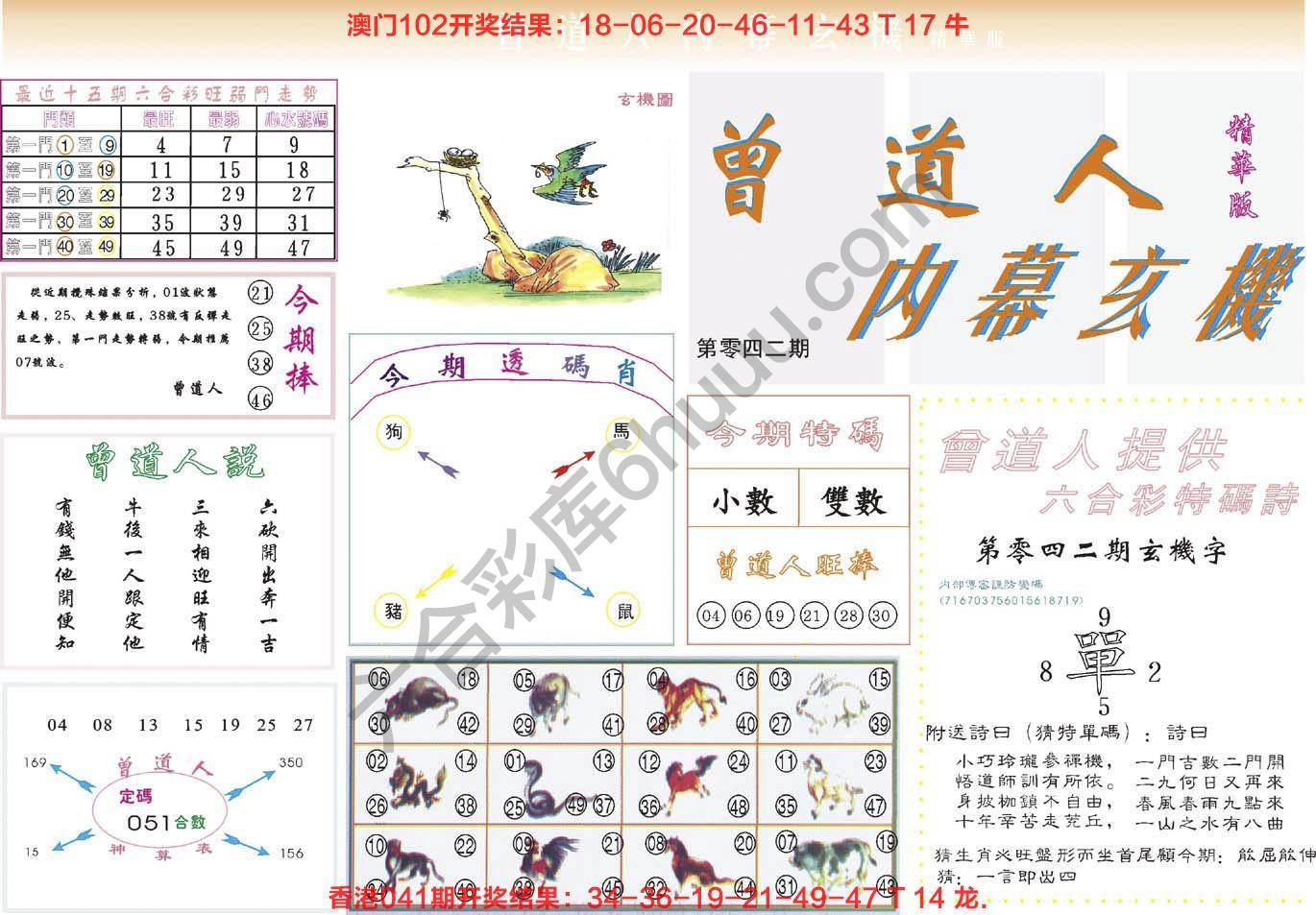 六合彩心水图库10|曾道人内幕玄机(精华版) 六合彩心水图库10|曾道人内幕玄机(精华版)
