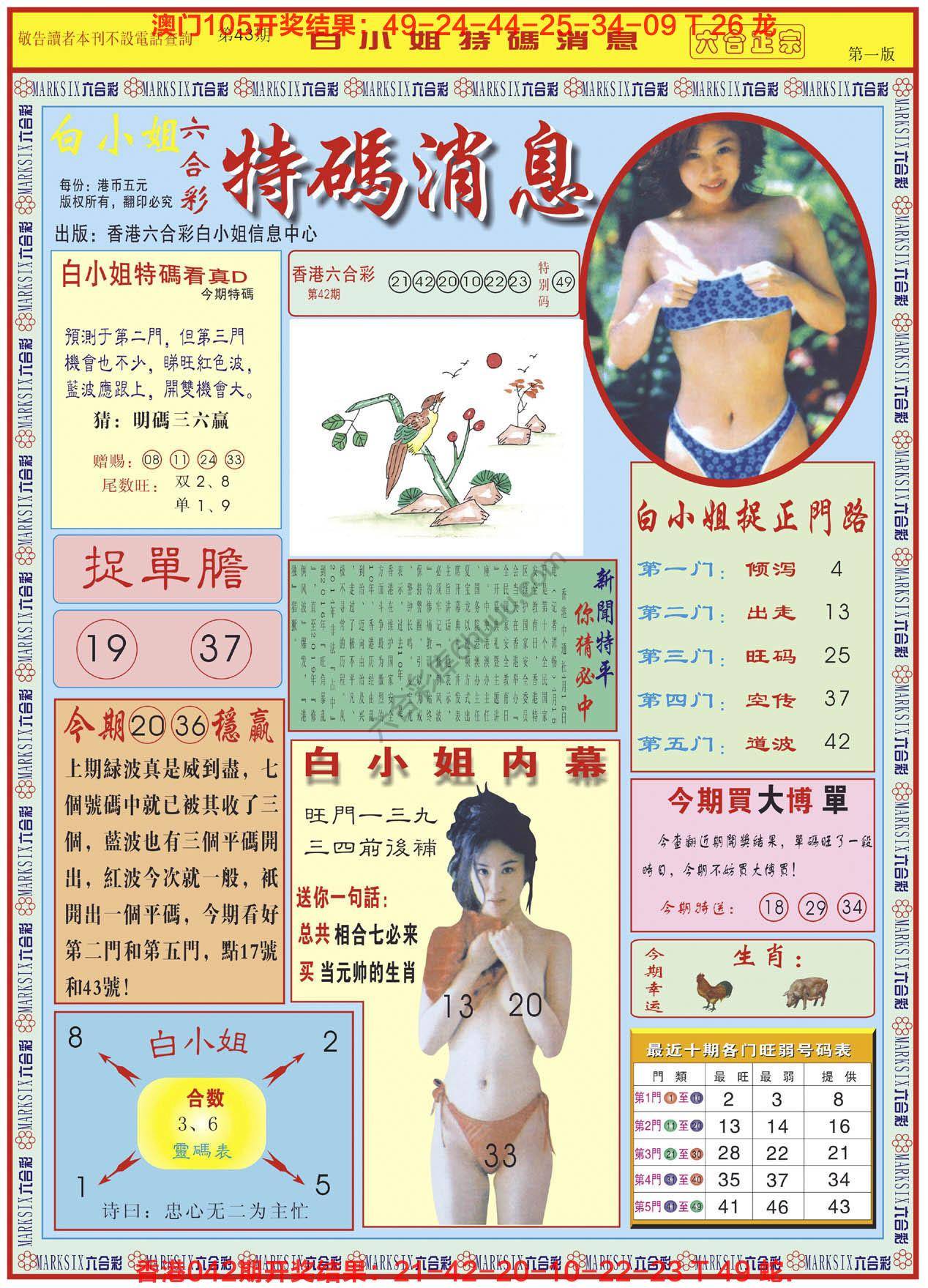 六合彩心水图库8|白小姐特码消息 六合彩心水图库8|白小姐特码消息