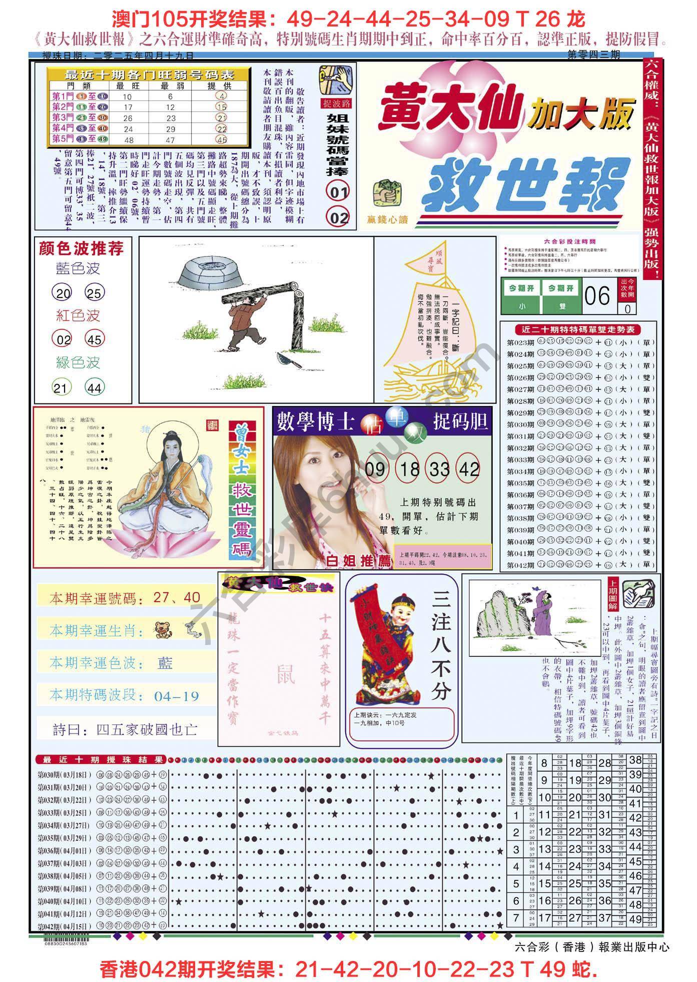 六合彩心水图库3|黄大仙救世报(加大版) 六合彩心水图库3|黄大仙救世报(加大版)