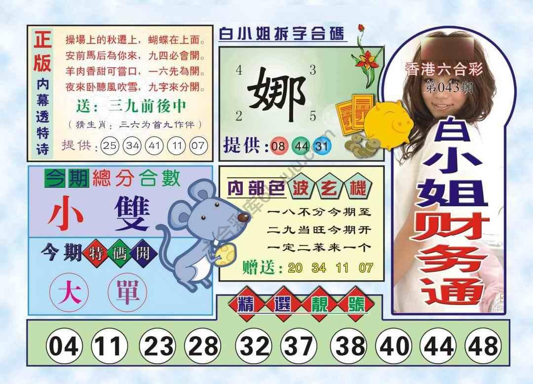 六合彩心水图库15|白小姐财务通 六合彩心水图库15|白小姐财务通