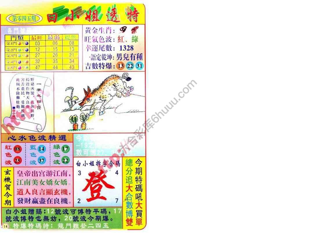 六合彩心水图库12|白小姐透特 六合彩心水图库12|白小姐透特