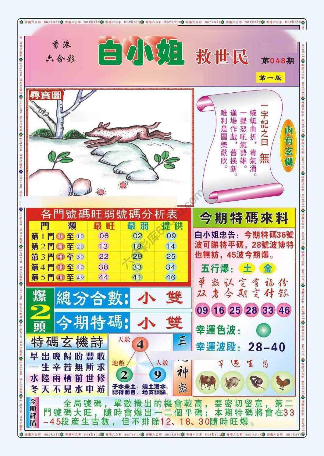 六合彩心水图库13|白小姐救世民 六合彩心水图库13|白小姐救世民