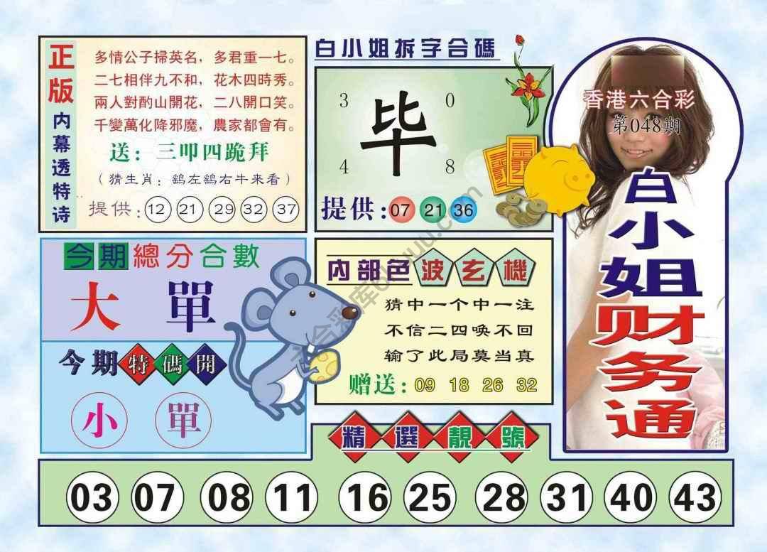 六合彩心水图库12|白小姐财务通 六合彩心水图库12|白小姐财务通