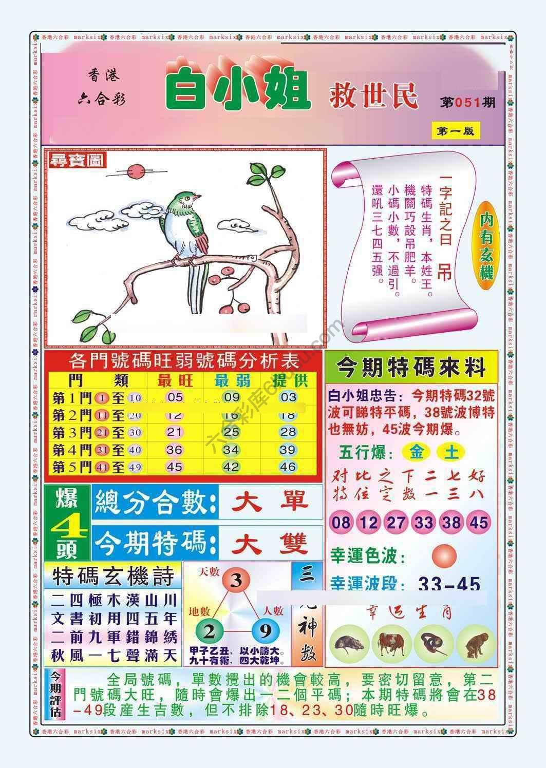 六合彩心水图库5|白小姐救世民 六合彩心水图库5|白小姐救世民