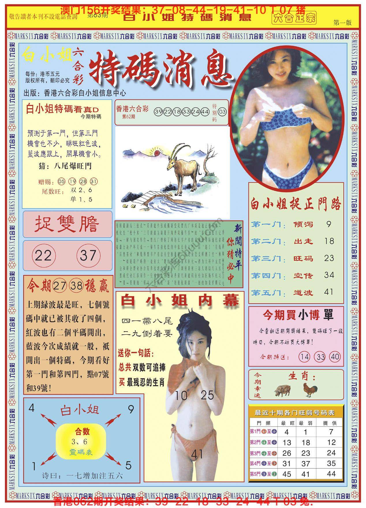 六合彩心水图库6｜白小姐特码消息