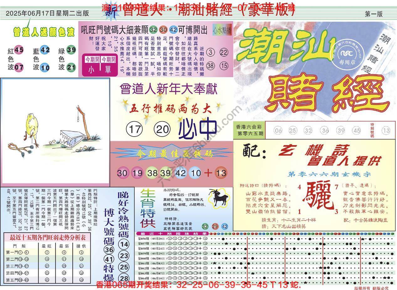 六合彩心水图库3｜曾道人潮汕赌经(豪华版)