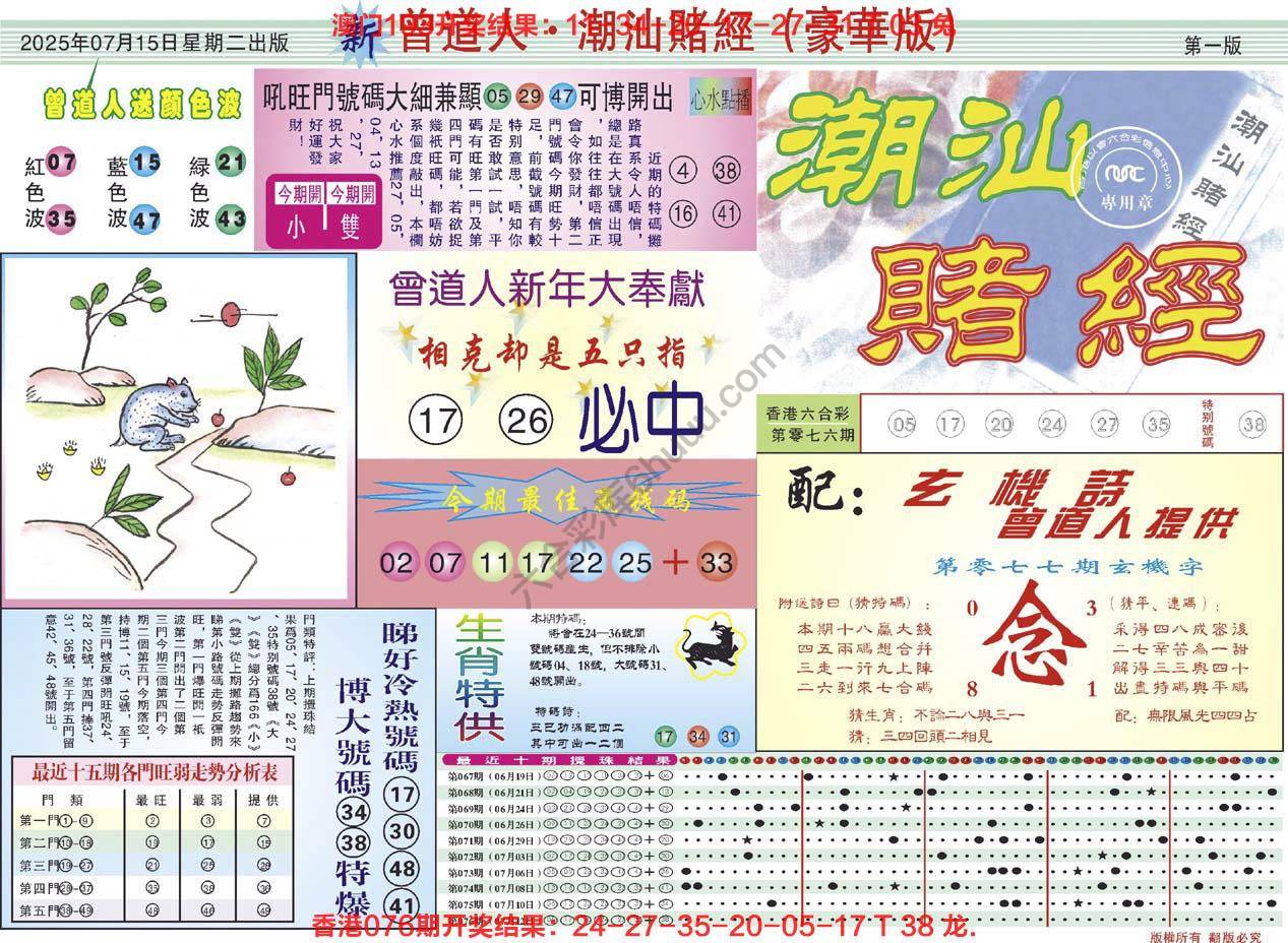 六合彩心水图库5|曾道人潮汕赌经(豪华版) 六合彩心水图库5|曾道人潮汕赌经(豪华版)