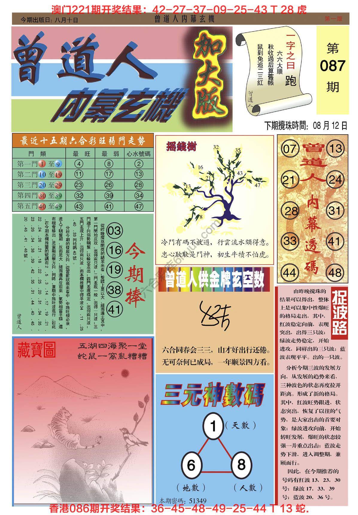 六合彩心水图库7|曾道人内幕玄机(加大版) 六合彩心水图库7|曾道人内幕玄机(加大版)