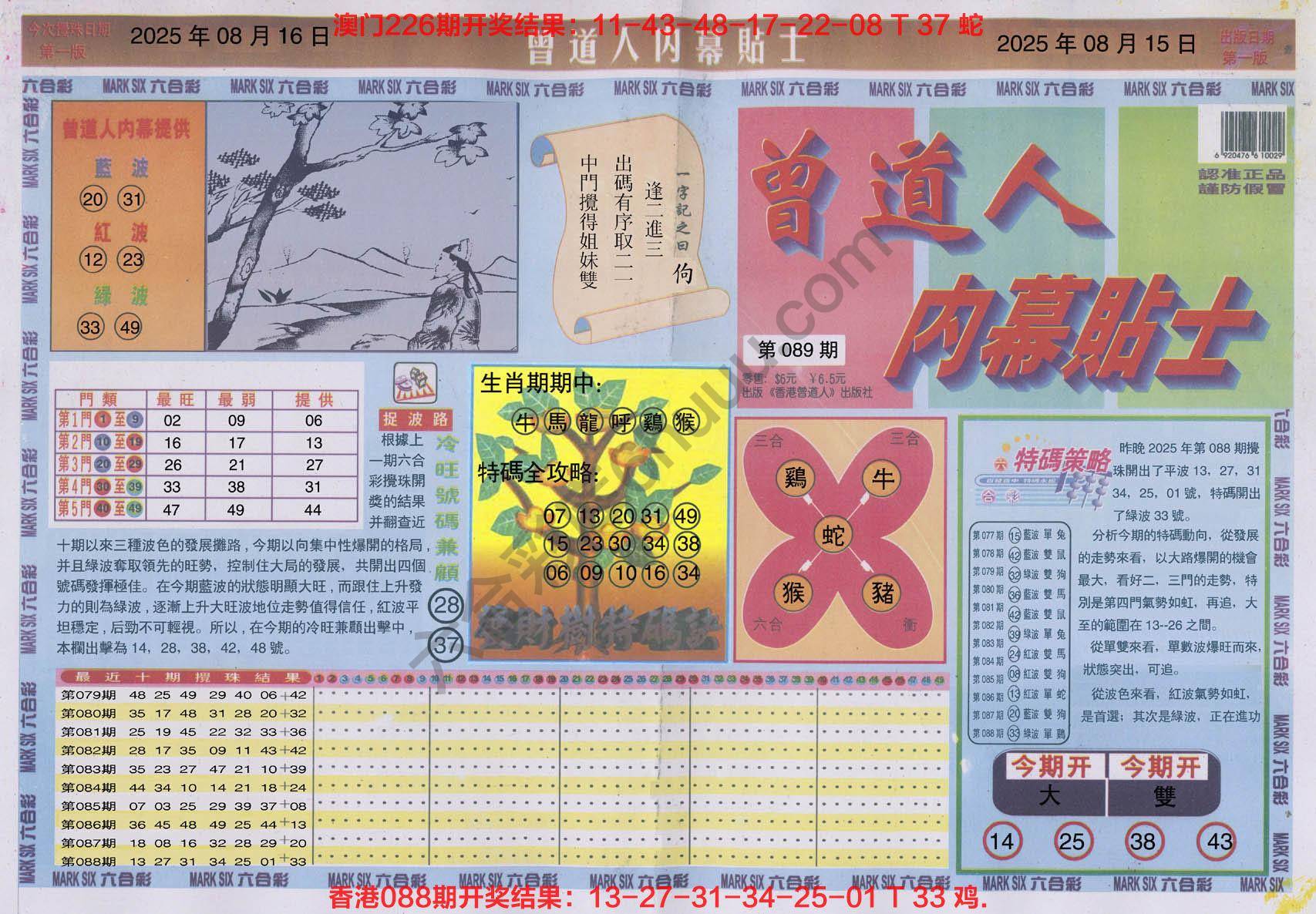 六合彩心水图库7|曾道人内幕贴士 六合彩心水图库7|曾道人内幕贴士
