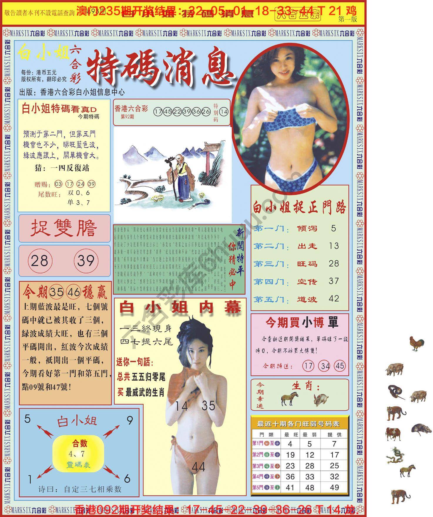 六合彩心水图库6|白小姐特码消息 六合彩心水图库6|白小姐特码消息