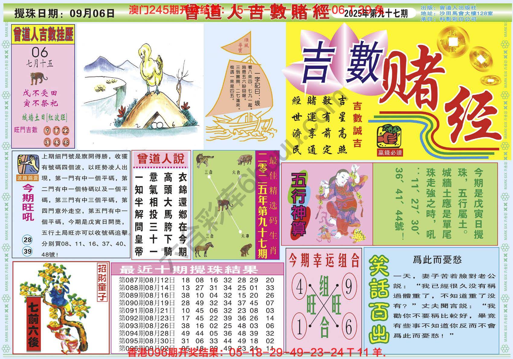 六合彩心水图库6|曾道人吉数赌经 六合彩心水图库6|曾道人吉数赌经